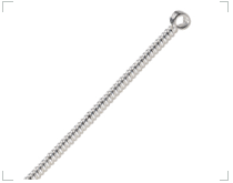 Aiguilles d'acupuncture manche argent, non revêtues