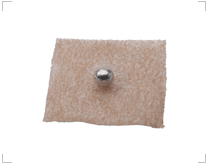 Billes magnétiques plaquées argent (800 Gauss) sur adhésif